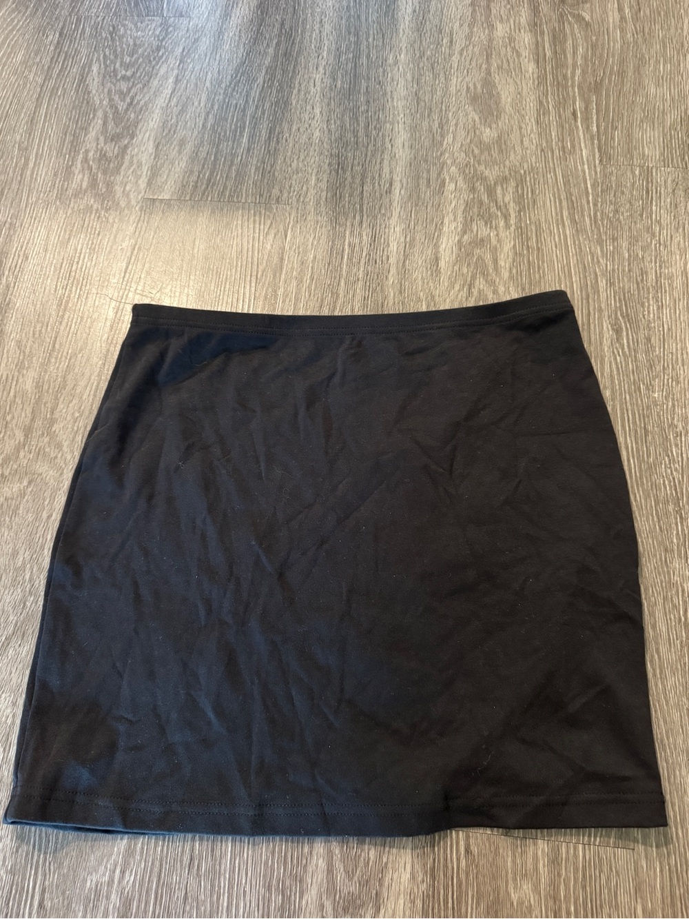 XL Black Mini Skirt